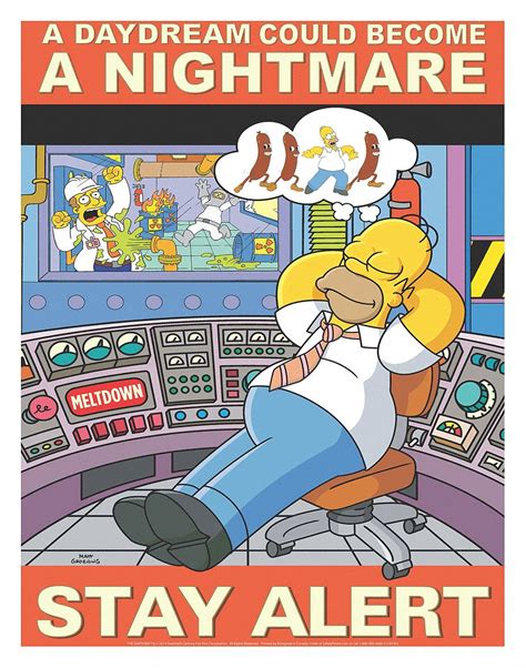 Printable Simpsons Safety Posters